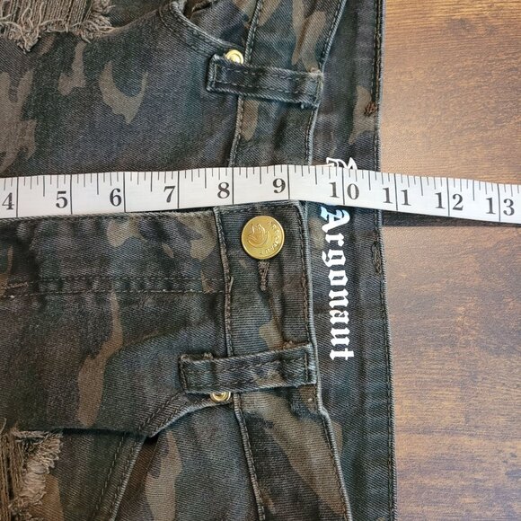 Argonaut Jeans Mens 32x32 Measures 30x30 Camo Ultra Slim Moto Ripped Stretch - Picture 9 of 11
